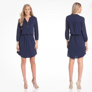 Lilly Pulitzer- Becket Blouson Jersey dress - Made in Peru- XS
